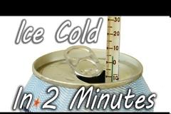 Πώς να παγώσετε μια ζεστή μπύρα ή ένα αναψυκτικό  σε 2 λεπτά
