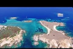 Βίντεο: Η «Γαλάζια Λίμνη» της Χαλκιδικής από ψηλά