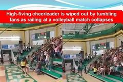 Πήγε για high five και...γκρέμισε την εξέδρα!