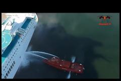 Olympic Champion: Σοκάρουν οι εικόνες από το εσωτερικού του πλοίου : «Λιωμένες» λαμαρίνες και καπνός παντού