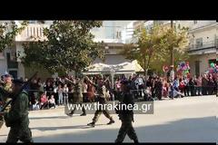 Βίντεο: Καταχειροκροτήθηκε ο στρατός στην παρέλαση της Ορεστιάδας