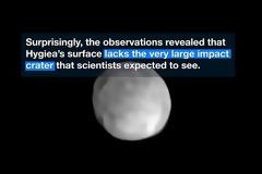 Η «Υγεία» είναι πλέον ο μικρότερος νάνος πλανήτης στο ηλιακό μας σύστημα