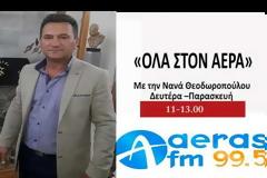 Συνέντευξη του π. Προέδρου ΘΥΡΡΕΙΟΥ ΧΡΗΣΤΟΥ ΠΑΛΟΥΚΗ για το πρόβλημα της αποκατάστασης της στέγης στο Αρχαιολογικό Μουσείο ΘΥΡΡΕΙΟΥ (Ηχητικό)