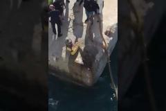 Πρόσκρουση του πλοίου Πρέβελης στο λιμάνι της Κάσου - βίντεο