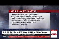 Ερχεται και δεύτερο κύμα κακοκαιρίας μετά την Πρωτοχρονιά