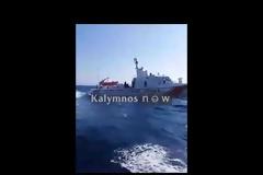 ΒΙΝΤΕΟ: Τούρκοι λιμενικοί κλέβουν παραγάδι από Καλύμνιους ψαράδες
