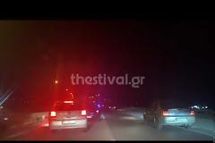 Καταδίωξη-θρίλερ 230χλμ. για ΙΧ με Ιρανό οδηγό που μετέφερε 15 μετανάστες- Βίντεο-ντοκουμέντο