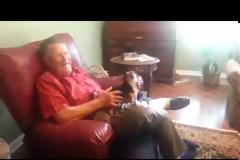 Σκύλος κάνει τον κάνει τον ψόφιο κοριό (vid)