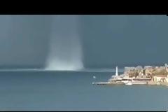 Υδροσίφωνας στη Λέρο:βίντεο