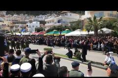 Ρίγος στην Κάλυμνο: Εντυπωσιακή παρέλαση για την επέτειο της ενσωμάτωσης