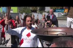 Τζέραρντ Μπάτλερ: Φώναξε «This is Sparta» και άναψε τον βωμό στην Σπάρτη (video)