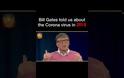 Κορωνοϊός: Κι όμως ο Μπιλ Γκέιτς το είχε προβλέψει από το 2015!