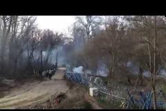 ΒΙΝΤΕΟ..Επεισόδια στις Καστανιές: Έκλεισαν τα σύνορα