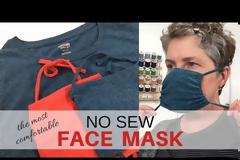 Μάσκα: Πώς να φτιάξετε εύκολα χωρίς βελόνες και λαστιχάκια (video)