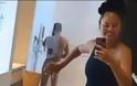 Η Κρίσι Τέιγκεν έβγαλε selfie και εξέθεσε τον σύζυγό της - Δείτε βίντεο