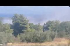 Βίντεο φωτος από τη φωτιά στην Αρτέμιδα