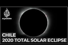 Η πρόσφατη έκλειψη ηλίου όπως την κατέγραψε δορυφόρος