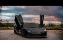 Satin Black Lamborghini Aventador SVJ