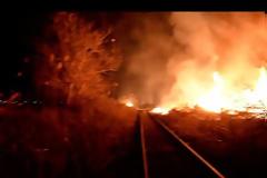 Ακινητοποιήθηκε τρένο λόγω φωτιάς στον Σιδηροδρομικό Σταθμό Αλεξάνδρειας.