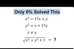Μόνο το 7% των μαθητών έλυσε αυτό το μαθηματικό πρόβλημα