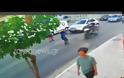 Σοκαριστικό τροχαίο στα Χανιά - Μηχανή παρέσυρε 6χρονο αγόρι (Video)