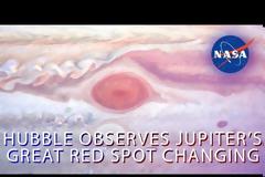 Το Hubble παρατηρεί τους στροβιλισμούς της μεγάλης ερυθράς κηλίδας του Δία