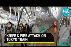 Τόκιο: Ο Τζόκερ που επιτέθηκε με μαχαίρι σε επιβάτες τρένου - Έβαλε φωτιά και συνελήφθη. Βίντεο.