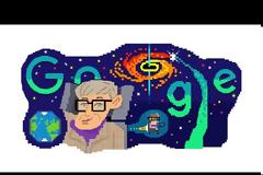 GoogleDoodles : Stephen Hawking's 80th Birthday