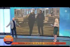 Mega και ANT1 αντάλλαξαν μικρόφωνα στον αέρα της εκπομπής του Γιώργου Παπαδάκη...