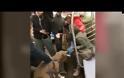 Βίντεο μέσα από το μετρό όπου πίτμπουλ επιτίθεται σε γυναίκα στο βαγόνι