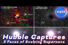 Hubble Παρακολουθώντας την έκρηξη ενός Supernova