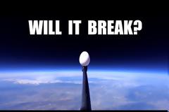 Παρακολουθήστε ένα αυγό να πέφτει από το διάστημα
