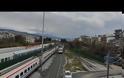Είσοδο αμαξοστοιχίας ETR 470 στις εγκαταστάσεις της ΤΡΑΙΝΟΣΕ  στη Θεσσαλονίκη. Βίντεο.