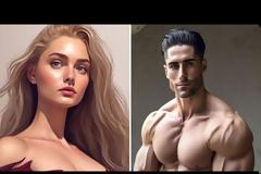 Η τεχνητή νοημοσύνη δημιούργησε τον «ιδανικό άντρα» και «ιδανική γυναίκα» αλλά...