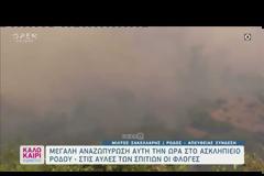 Ξεσπά ο Τριαντάφυλλος: «Την κάψανε την Ρόδο, τη διαλύσανε!»