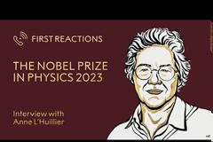 Οι πρώτες αντιδράσεις της Νομπελίστριας Φυσικού Anne L'Huillier