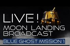 Live την προσελήνωση του Blue Ghost