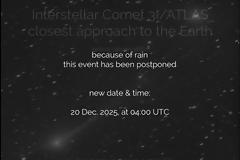 Ο διαστρικός κομήτης 3I/ATLAS στην πλησιέστερη απόσταση από τη Γη