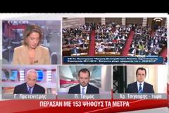 ΠΕΡΑΣΑΝ ΤΑ ΜΕΤΡΑ ΜΕ 153 ''ΝΑΙ'' (VIDEO)