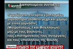 Στα Άδυτα της Βουλής:Χαμάμ και χλιδάτη ζωή για τους υπαλλήλους του Κοινοβουλίου (video)