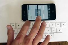 Ένα αόρατο πληκτρολόγιο για το iphone