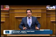 Επίθεση στη Χρυσή Αυγή εξαπέλυσε ο Αδωνις Γεωργιάδης από το βήμα της Βουλής..Βίντεο.