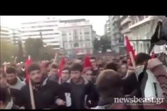Στο Σύνταγμα ο κύριος όγκος της πορείας του Πολυτεχνείου