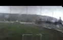 Τυφώνας διαλύει γήπεδο! [Video]