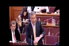 Καπερνάρος σε Μανιτάκη: Ευτελίζετε το νομοθετικό έργο