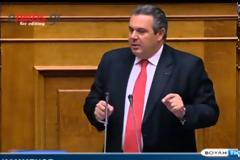 Καταπέλτης στη Βουλή ο Πάνος Καμμένος για Β. Βενιζέλο, Δ. Σταμάτη ( ΒΙΝΤΕΟ )...!!!