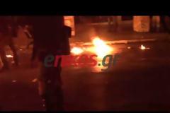 Μολότοφ στα Εξάρχεια [Βίντεο]