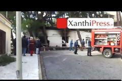 Βίντεο από τον τόπο της πυρκαγιάς στη ΔΕΥΑΞ που άνδρας βρήκε τραγικό θάνατο
