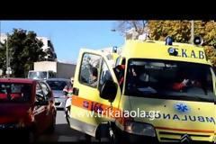 Τρίκαλα: Βαρύ πένθος στο ΕΚΑΒ - Ήχησαν οι σειρήνες των ασθενοφόρων