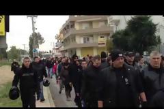 Διαμαρτυρία Χρυσής Αυγής ενάντια στην εγκληματικότητα στα Μέγαρα - ΦΩΤΟΓΡΑΦΙΕΣ ΚΑΙ BINTEO